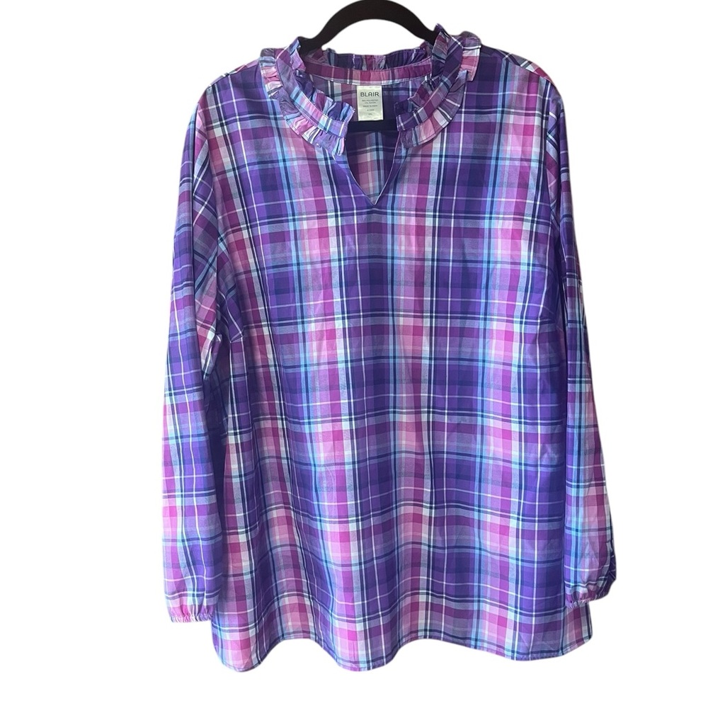Blair Ruffle Fiesta Tunic Top - Picture 2 of 6